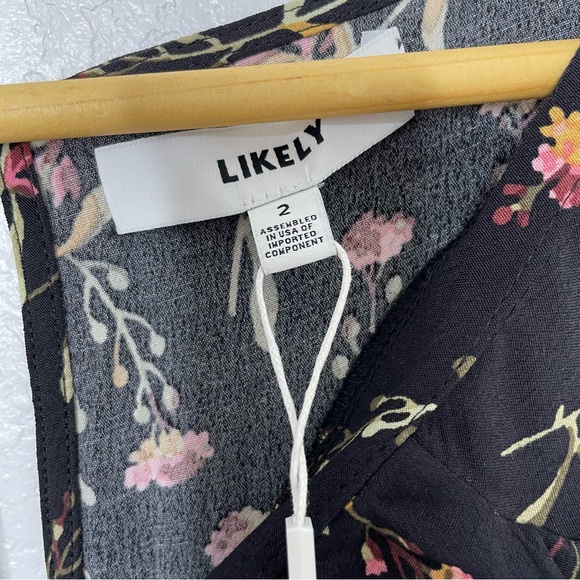 REVOLVE LIKELY • NWT Amira Floral Ruffles Long Sleeve Romper - Picture 7 of 10